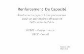 Renforcement De Capacité - aloysiusjohn.fraloysiusjohn.fr/en/wp-content/uploads/2012/04/Renforcement-De... · concrètement traduit dan le cadre de partenariat. ... et Soal, 1995).