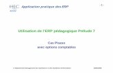Utilisation de l’ERP pédagogique Prélude 7gerard.baglin.free.fr/Francais/Exercices/PicasoCompta/Exercice ERP... · S5 S7 S6 S8 S9 S10 S11 S12. Application pratique des ERP -17-