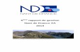 6ème rapport de gestion Nant de Drance SA 2014 · autorités de régulation et les décideurs politiques devraient alors considérer l'introduction de ... du projet, de 150 ... de