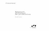 Rapport d’analyse de profession - Accueil - CCQ/media/PDF/Formation/Analyse...Responsabilité Jean Mathieu Chef de section Commission de la construction du Québec Coordination Doris