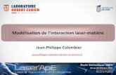 Jean-Philippe Colombier · jean.philippe.colombier@univ-st-etienne.fr. ... 3D evaluation of EM fields below a rough surface ... ion el el e i i i i el e