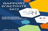 RAPPORT - economie.gouv.fr · Pour la troisième année consécutive, le CISIRH publie son rapport d [ativité. Après 2016, qui fut une ... le Self-service et le module Formation