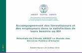 Accompagnement des Investisseurs et des employeurs …wapes.org/en/system/files/2016_fr_presentation_amsep.pdf · leurs besoins en RH Rabat• Maroc• 23-24Mars 2016 ... Service