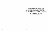 PROTOCOLES D’INTERVENTION CLINIQUE - … · Les protocoles d’intervention clinique permettent de standardiser la distribution des soins préhospitaliers d’urgence et sont des