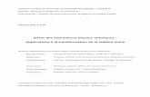 Génie des interactions physico chimiques : Applications …patricebacchin.fr/images/doc/hdrbacchin.pdf · Habilitation à Diriger des Recherches de l’Université Paul Sabatier