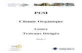 PCSI · Chimie Organique Cours Travaux ... Effets mésomères impliquant des hétéroatomes Conjugaison entre une double liaison et un hétéroatome possédant un doublet ...