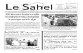 favorablement l’idée d’améliorer le prototype made in ...nigerdiaspora.net/journaux/sahel10-14-08.pdf · statistiques et fiscales (DSF) au 30 avril 2008,les attesta- ... - La