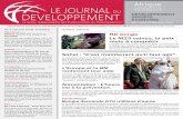 Le Journal du Développement #57€¦ · Difficile rentrée des classes au Nord-Mali Les ravages du conflit malien, ... Quatorze anciens dirigeants de la filière cacao de Côte d’Ivoire