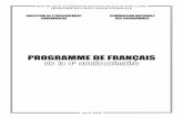 Programme de français 4e AP - checharfle.h.c.f.unblog.frchecharfle.h.c.f.unblog.fr/files/2010/02/programmedefranais4eap1.pdf · 6.3- Volume horaire et ... sur lui et en mesure de