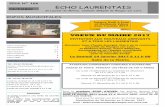 2016 N° 166 ECHO LAURENTAIS - …cdn2_3.reseaudescommunes.fr/cities/1397/documents/... · Levée du courrier samedi à 11 h 30 HORAIRES DE L’AGENCE POSTALE ... Pour information,