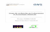 Stage de recherche au Laboratoire d’Acoustique Musicalemapage.noos.fr/magalaxie/index/images/divers/Rapport stage LAM.pdf · matériaux (correspondant à des coefficients d’absorption