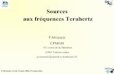 Sources aux fréquences Terahertz - RESEAU FEMTOreseau-femto.cnrs.fr/IMG/pdf/THz-_Mounaix.pdf · Technologies THz utilisant des Semiconducteurs ... •Sans B •Avec B : Mode THz