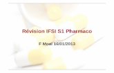 Révision IFSI S1 Pharmaco - data.over-blog-kiwi.comdata.over-blog-kiwi.com/0/76/69/57/201309/ob_bf439df6f0eaa87219e... · Demi-vie d’un médicament • La demi-vie d’élimination