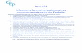Infections broncho-pulmonaires communautaires de de …cep.splf.fr/wp-content/uploads/2017/05/Item_151_INFECTIONS... · en cas de difficulté prévisible dans la prise orale des antibiotiques