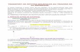 TRANSFERT DE PETITES MOLECULES AU TRAVERS DE LA MEMBRANE.fdanieau.free.fr/cours/bts/A2/bcm/chapitre3/Chapitre3_transfert... · Mouvement contre le gradient de concentration. ... aquapores