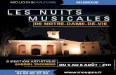 les NUITs MUsICAles - mougins-tourisme.fr NDV... · avec succès aux masterclasses de pianistes de renom tels qu’E ... et bénéficie des conseils de grands maîtres tels ... Récital