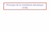 Principes de la ventilation mécanique (VM) - … generaux VM 2012.pdf · pression (en cours d’évaluation) • Aide inspiratoire (PSV : pressure support ventilation): à éviter