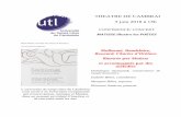 THEATRE DE CAMBRAI 5 juin 2018 à 15h - utl … · La poésie de Baudelaire, Charles d’Orléans, Mallarmé́et Ronsard telle qu’elle fut illustrée par Henri Matisse et mise en