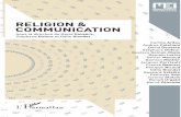 RELIGION & COMMUNICATION - f-origin.hypotheses.org · de réflexion sur la communication et ses prémices de stratégies. ... du signe, de l’image, de la parole et du silence, la