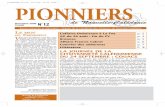 Novembre 2006 N°12 - Fondation des pionniersfondationdespionniers.org/files/pdf/12.pdf · cipé à la réunion de La Foa, en l’oc-currence Serge Dubuis- son, ... œuvre de pédagogie
