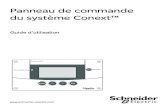 Panneau de commande du système Conext™ · du Panneau de commande du système (SCP) ... Guide d’utilisation du contrôleur de charge solaire Conext ... à la réception radio