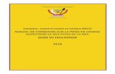 Manuel de Formation Sur La Prise En Charge … · NUTRITIONELLE DES PVVIH DE LA RDC GUIDE DU FACILITATEUR ... Il est l’outil pa excellence pou l’opéationnalisation de la mise
