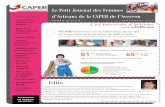 Le Petit Journal des Femmes d’Artisans de la CAPEB de l… petit journal CDFA.pdf · organise des réunions d’informations sur les droits et responsabilités du conjoint, son