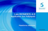 Les RONDES 4 - Technopole Mulhouse · - Projet interne : drones (observation, inspection, sureté ... 8 Les INCONVENIENTS - Fragilité potentiel du matériel dans un contexte industriel