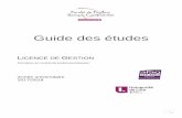 Guide des études - Formations en gestion Licence et ...ffbc.univ-lille2.fr/fileadmin/user_upload/Formation/Guide_des... · travailler dans des conditions les plus ... Le C2i niveau