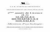 2ème année de Licence (L2) SCIENCES HUMAINES …sciences-humaines.u-bourgogne.fr/images/stories/scolarite/... · D1 Travailler dans un environnement numérique évolutif D2 Etre