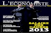 salaire des cadres 2013 - leconomiste.com · Supplément du 3 Janvier 2014, ne peut être vendu séparément. salaire des cadres 2013 afrique le filon de l’expatriation code du