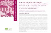 La taille de la vigne, un savoir en construction - supagro.frsupagro.fr/web/UserFiles/File/supagro-florac-taille-vigne.pdf · les vignerons abandonnent l’idée d’un traitement