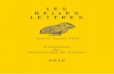 LES BELLES LETTRES · aLEXaNDRE D’aPHRODISE. sur la mixtion et la croissance (De mixione) . Texte établi, traduit et commenté par J . Groisard . CXCIV-400 p . Bibliographie .