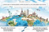 Double Licence - ecogestion.unistra.fr · enseignements de la Licence LEA, les étudiants ... macroéconomie, ... Gestion des entreprises, comptabilité, introduction au droit Préparation