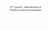 2ème partie : Introduction à - Cours-univ.fr · 1 2ème partie : Introduction à l’analyse macroéconomique. 2 Chapitre I : Le calcul du PIB et de la ... La valeur ajoutée =