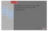 Rapport Annuel de Performance du MFPAA - Pefop · 2.1.3.3 Mise en œuvre des réformes de l’UEMOA ... des directives de l'UEMOA sur la réforme du cadre harmonisé des finances