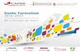 Guide Formation - CAPEB Haute-Savoiecapeb74.fr/wp-content/uploads/2016/10/Plaquette-formation-2016-17... · Guide Formation 2016-17 I 4-5 MENUISERIE - AGENCEMENT Etanchéité à l’air