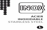 ACIER INOXIDABLE STAINLESS STEEL - … · • Contient des particules d’acier inoxydable. • À utiliser pour camoufler l’altération des couleurs dans les parties soudées.