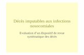 Décès imputables aux infections nosocomiales - RHC …rhc-arlin.pasman.fr/wp-content/uploads/2011/07/Annexe-1.pdf · Charge de travail ? – Mortalité hospitalièreMortalité