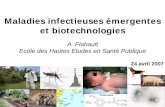 Maladies infectieuses ©mergentes et biotechnologies .IgG Incubation (1   12 jours) ARN viral jusqu' 