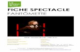 FICHE SPECTACLE Fantomette nouvelle version - …legrandbleu.com/wp-content/uploads/2015/10/FICHE_SPECTACLE... · 1. Fantômette, la justicière masquée Héroïne née en 1961 de