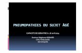 CAPACITE DE GERIATRIE le 18 avril 2014 Docteur … du sujet... · •400000 à 600000 caspar an en France •Pneumonie des personnes âgées ... Une prise en charge précoce et adaptée