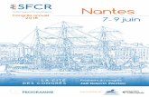 Nantes - francerachis.fr · 17.45-18.45 SESSION JEUNE : F ractures du rachis thoraco-lombaire en 2018 VENDREDI 8 JUIN ... 8.32 • Introduction, historique, biomécanique. S. Wolff,
