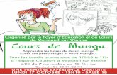 Organisé par le Foyer d’Éducation et de Loisirs de Vouneuil sur Vienne Cours de Mangaetab.ac-poitiers.fr/.../pdf/flyer_cours_manga-de_mo__1_.pdf · 2016-10-14 · Cours de Manga