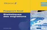 Rapport final Statistiques des migrations - CIRCABC · L'auteur ne prend aucune responsabilité quant à la qualité de la traduction. Rapport final Statistiques des migrations Auteur