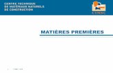 MATIÈRES PREMIÈRES - Formations Génie Civil ...geniecivil.univ-tlse3.fr/L3GC/enseign/2_Matieres...Les gisements d’argile en France 6 CTMNC - 2016 • Peu d’argile de l’ère