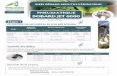 Bourgogne-Jura PNEUMATIQUE BOBARD JET 6000 · Réglages conseillés pour les diffuseurs Jet 6000, installés sur une cellule Bobard Jet 6000 Contrôle des débits ... (aidez vous