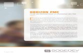 HORIZON PME - sogedev.com · Horizon PME Etude des besoins pour la croissance des PME 1 ... maturation et de validation technico-économique d’un projet de conception de produits,
