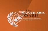 Reconnaitre l’excellence de la réduction des risques de ... · Rowena Hay, Membre du jury du prix Sasakawa des Nations Unies ... moment par le souci d’élaborer une méthode
