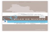 BILAN DE MANDAT - ddata.over-blog.comddata.over-blog.com/.../36/...Bilan-de-mandat-senatorial-2001-2011.pdf · BILAN DE MANDAT 2001 - 2011. 2 Sénatrice de Loir-et-Cher élue le 23